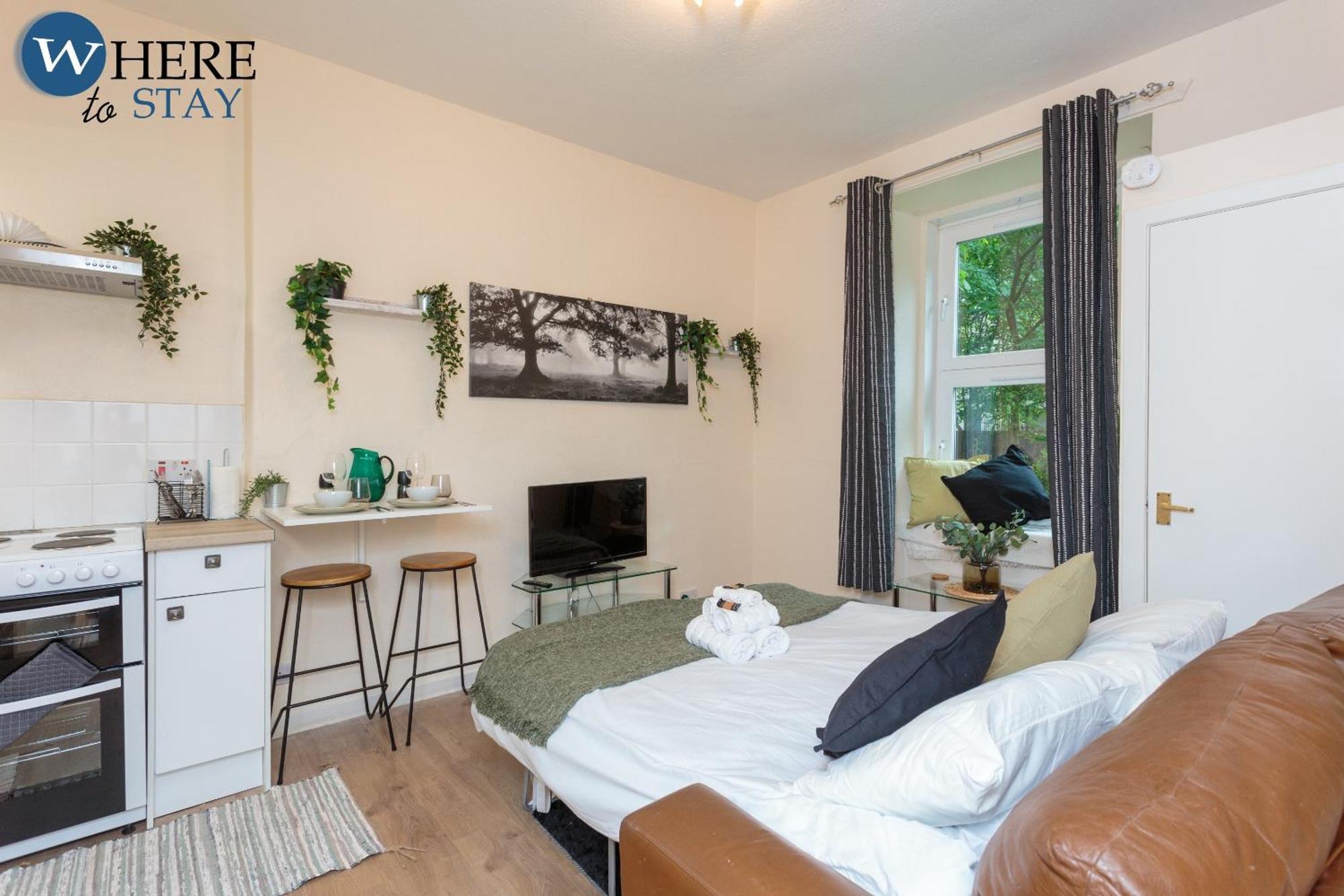 Ferienwohnung Cosy 1 Bed Flat Near City Centre Edinburgh Zimmer foto
