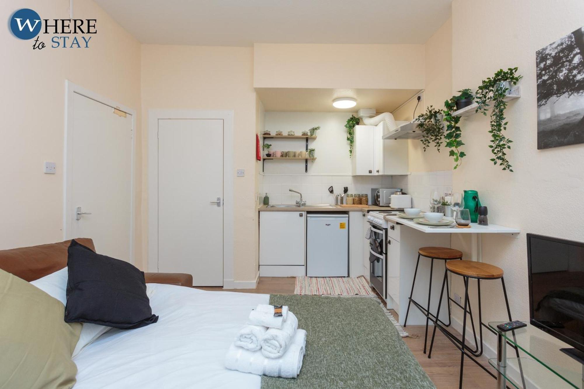 Ferienwohnung Cosy 1 Bed Flat Near City Centre Edinburgh Exterior foto
